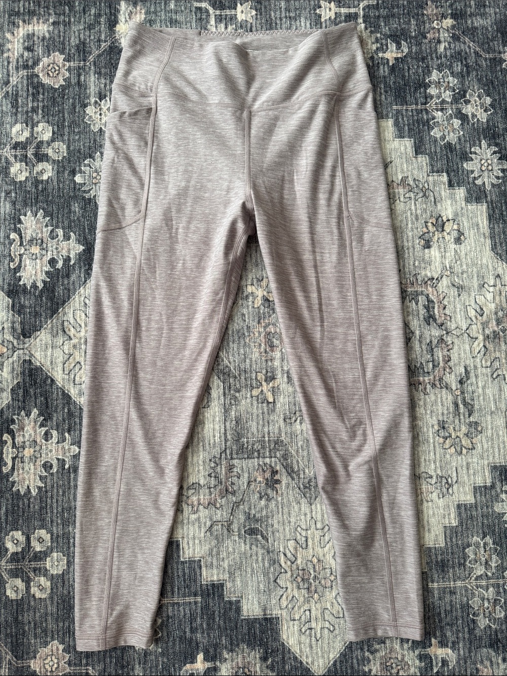 Victoria's Secret Heathered Light Gray High-Rise Leggings